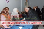 VALİ ERKMEN’DEN YENİ YIL ZİYARETLERİ