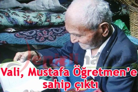 Vali, Mustafa Öğretmen’e sahip çıktı