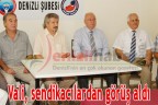 Vali, sendikacılardan görüş aldı