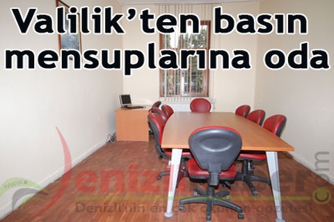 Valilik’ten basın mensuplarına oda