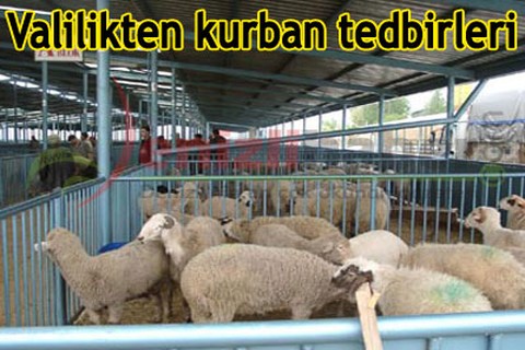 Valilikten kurban tedbirleri