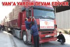 VAN’A YARDIM DEVAM EDİYOR