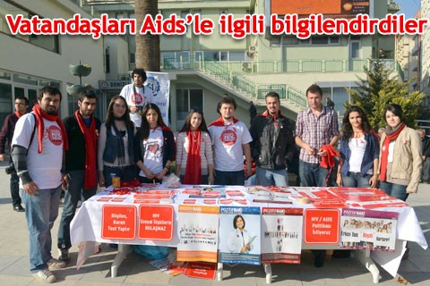 Vatandaşları Aids’le ilgili bilgilendirdiler