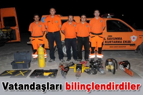 Vatandaşları bilinçlendirdiler