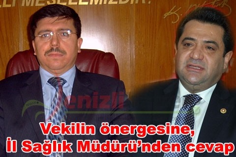 Vekilin önergesine, İl Sağlık Müdürü’nden cevap