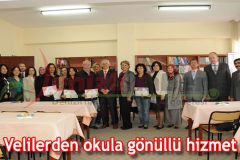 Velilerden okula gönüllü hizmet