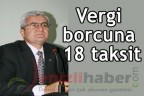 Vergi borcuna 18 taksit