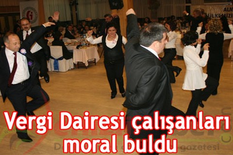 Vergi Dairesi çalışanları moral buldu