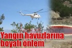 Yangın havuzlarına boyalı önlem