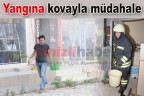 Yangına kovayla müdahale