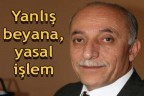 Yanlış beyana, yasal işlem