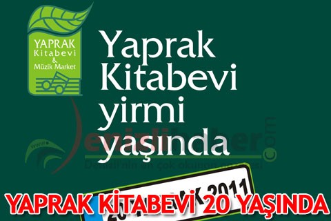YAPRAK KİTABEVİ 20 YAŞINDA
