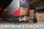 YARDIMLAR YOLA ÇIKTI
