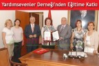 Yardımsevenler Derneği’nden Eğitime Katkı