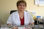 Yaz beslenmesi uyarısı