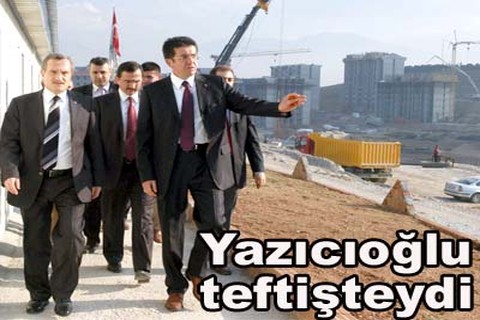 Yazıcıoğlu teftişteydi