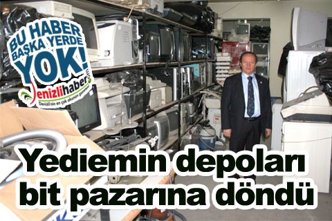 Yediemin depoları bit pazarına döndü