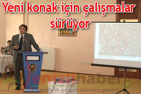 Yeni konak için çalışmalar sürüyor