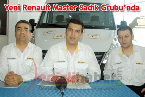 Yeni Renault Master Sadık Grubu’nda