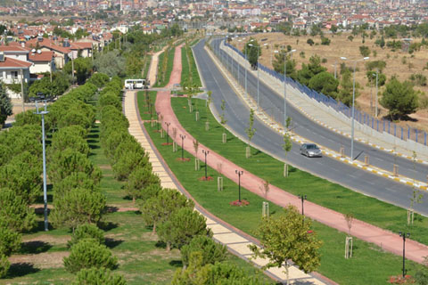 Yeşil alan üç misli arttı