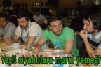 Yeşil siyahlılara moral yemeği