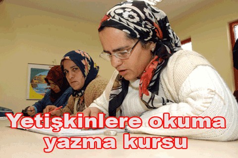 Yetişkinlere okuma-yazma kursu