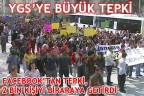 YGS PROTESTOSU FACEBOOK’ TAN SOKAĞA TAŞTI