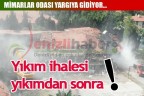 Yıkım ihalesi yıkımdan sonra