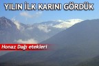Yılın ilk karını gördük