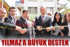 YILMAZ’A BÜYÜK DESTEK