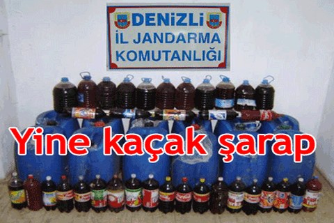 Yine kaçak şarap
