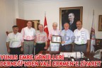 YUNUS EMRE GÖNÜLLERİ DERNEĞİ’NDEN VALİ ERKMEN’E ZİYARET