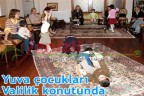 Yuva çocukları Valilik konutunda