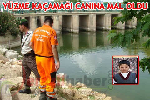 YÜZME KAÇAMAĞI CANINA MAL OLDU
