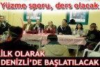 Yüzme sporu, ders olacak