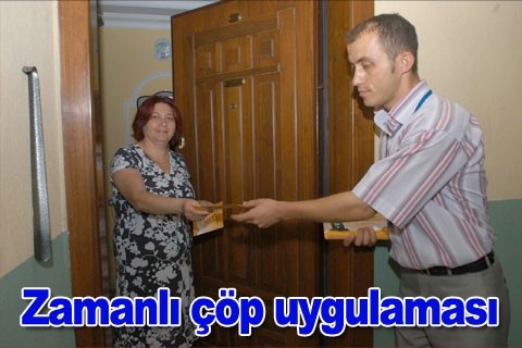 Zamanlı çöp uygulaması