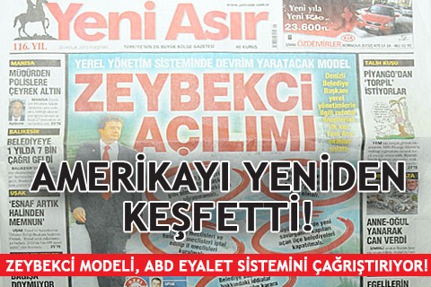 ZEYBEKCİ AMERİKA’YI YENİDEN KEŞFETTİ