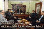 Zeybekci, jeoloji mühendislerinden destek istedi