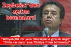 Zeybekci’den açılım bombaları!
