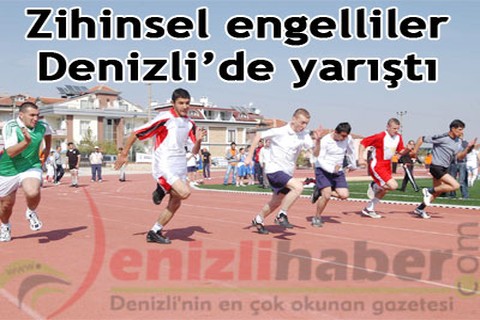 Zihinsel engelliler Denizli’de yarıştı
