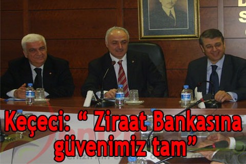 Ziraat Bankasına güvenimiz tam