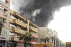 İşte o yangından çarpıcı kareler