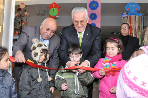Denizlili miniklerden el işi sergisi
