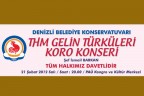 Denizli Belediyesi’nden manidar konser