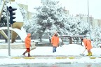 Denizli Belediyesi’nden kar mesaisi