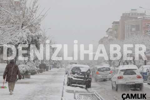 Denizli’de bazı okullara kar tatili