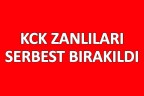 KCK zanlıları serbest bırakıldı