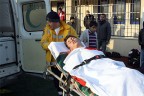 Amatör futbolcu yarım saat ambulans bekledi