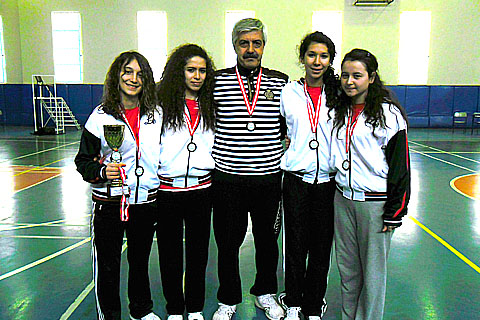 Badminton’da şampiyonlar belli oldu