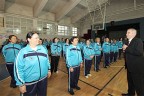Başkan Zolan pilates kursunda